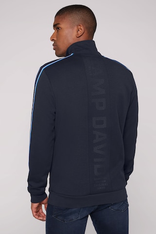 CAMP DAVID Sweatjacke in Blau