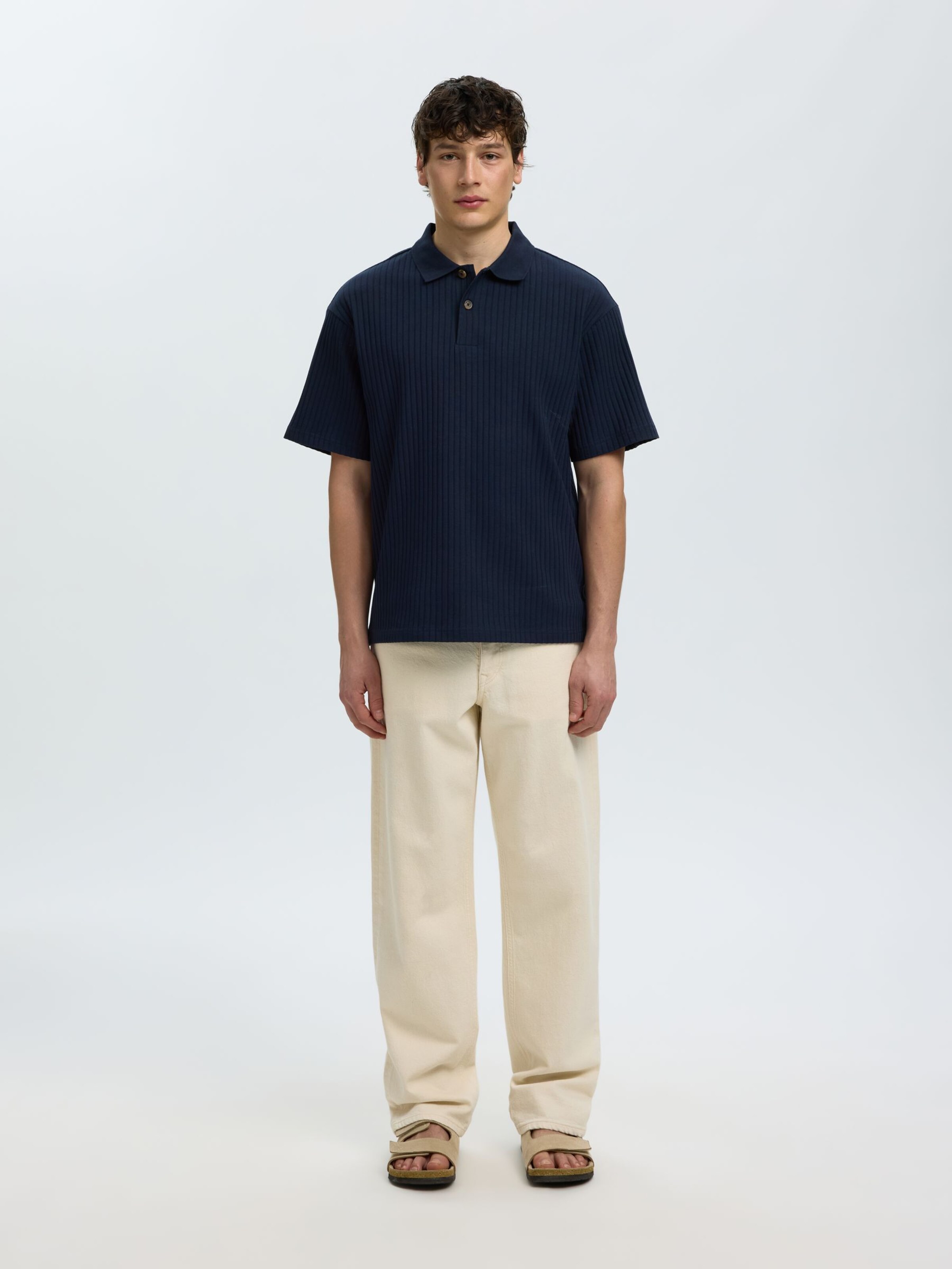 T-Shirt SELECTED en bleu