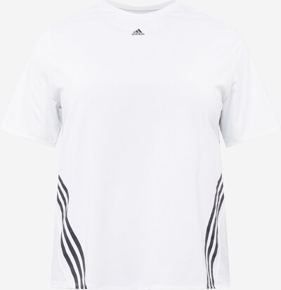 ADIDAS SPORTSWEAR Functioneel shirt 'Train Icons 3-Stripes ' in de kleur Zwart / Wit, Productweergave