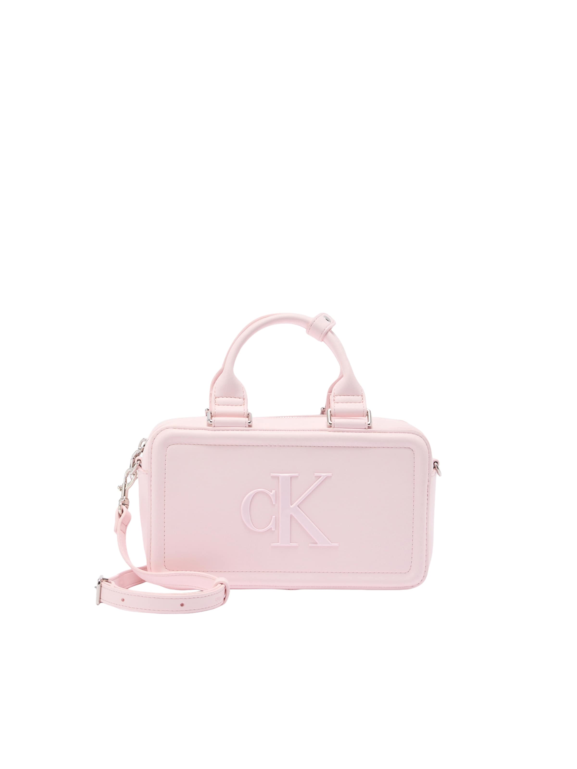Calvin Klein Handtasche 'BOLD ELONGATED MINI' in Pink: Vorderseite