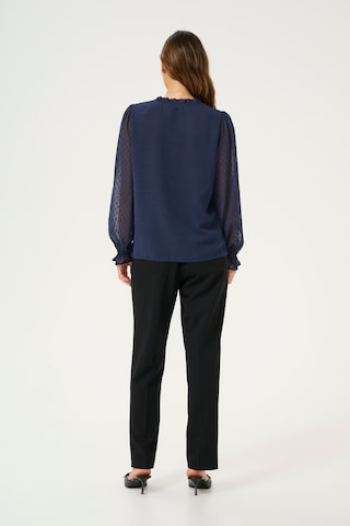Kaffe Blouse in Blauw