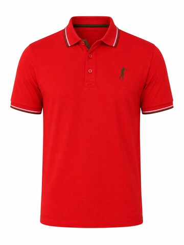 Boxeur des Rues Shirt 'Men's Polo Shirt Regular Boxeur des Rues Pique Cotton, Red'‌‌‌‌‌‌‌‌ in Rot: Vorderseite