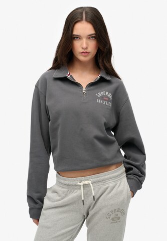 Superdry Sweatshirt in Grijs: voorkant
