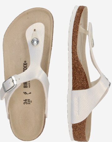 Chaussures ouvertes 'Gizeh' BIRKENSTOCK en blanc