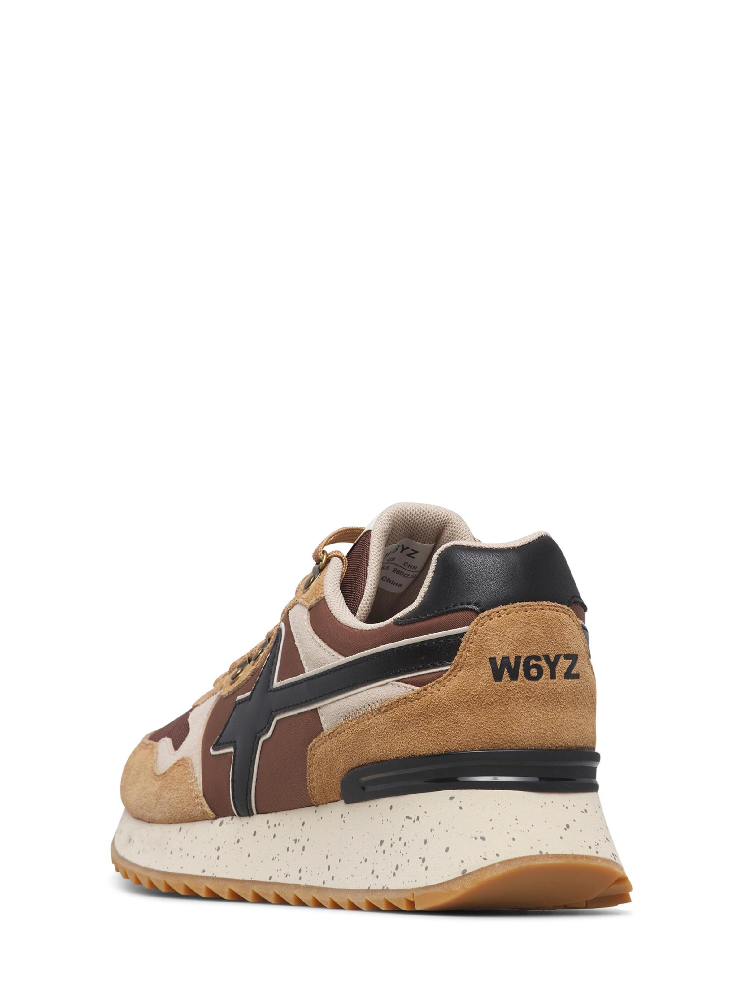 W6YZ Sneakers laag 'YAK-M.' in Bruin