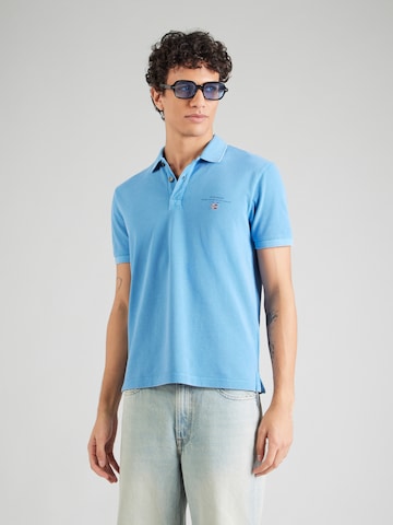 NAPAPIJRI Poloshirt 'ELBAS' in Blau: Vorderseite