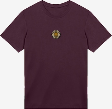 F4NT4STIC T-Shirt 'Happy Flower' in Lila: Vorderseite
