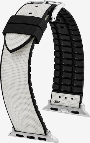 HIRSCH Armbänder Digitaluhr 'Arne for Apple Watch' in Grau: Vorderseite