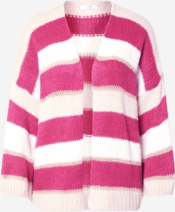 Hailys Knit Cardigan 'Nava' in Pink: front