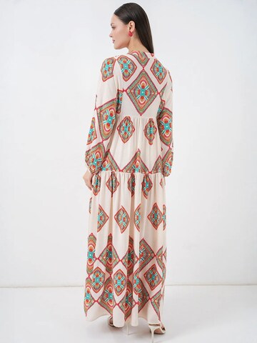 Bigdart Jurk in Beige