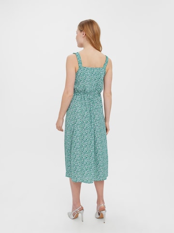 VERO MODA Jurk 'Splash' in Groen