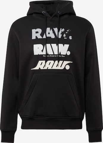 G-Star RAW - Sweatshirt em preto: frente