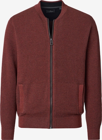 CASAMODA Gebreid vest 'Basic' in Rood: voorkant