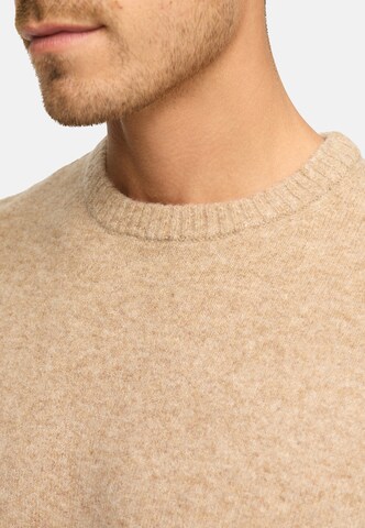 INDICODE JEANS Sweater 'INTrax' in Beige