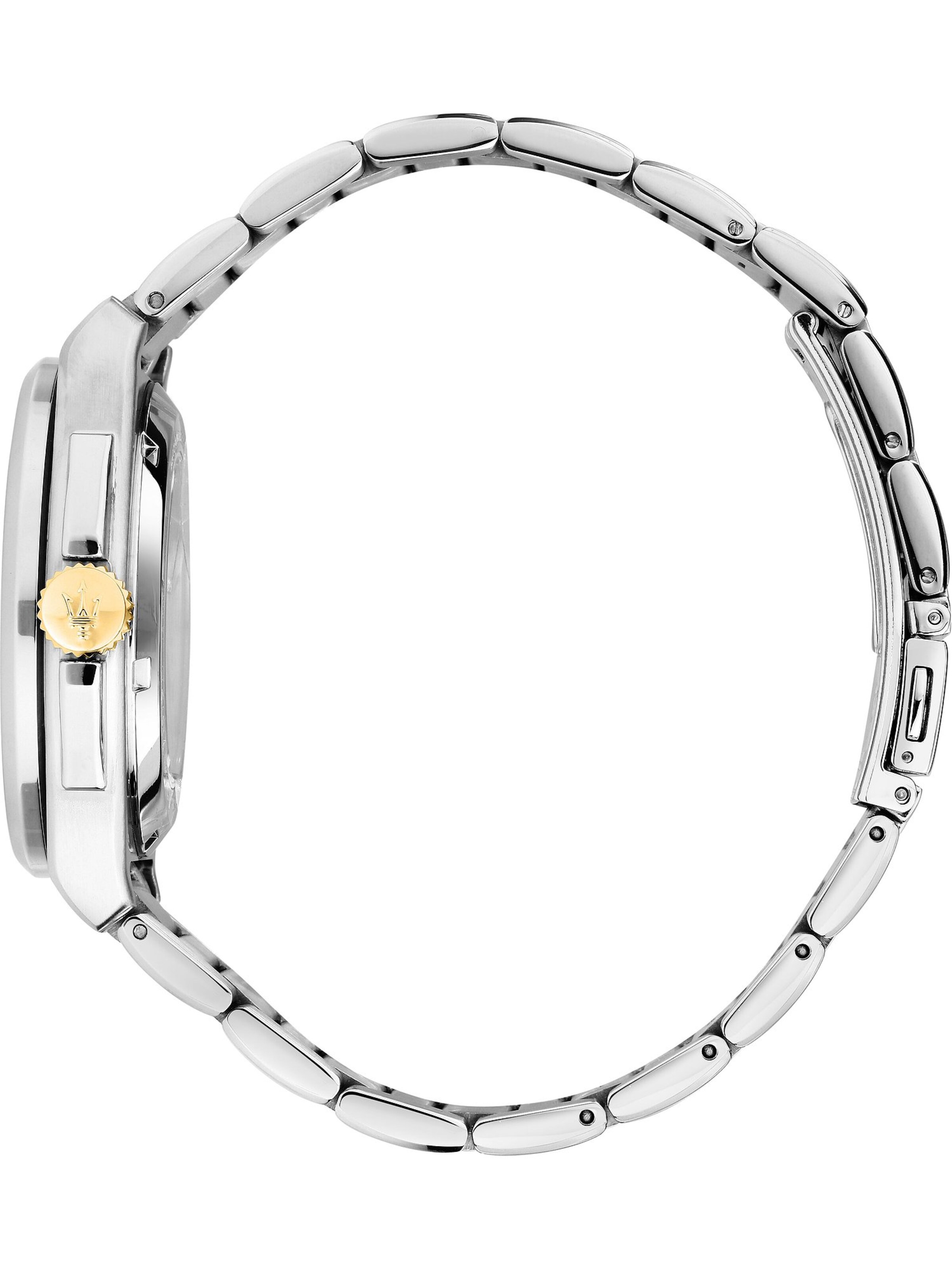 Maserati Analoguhr in Silber