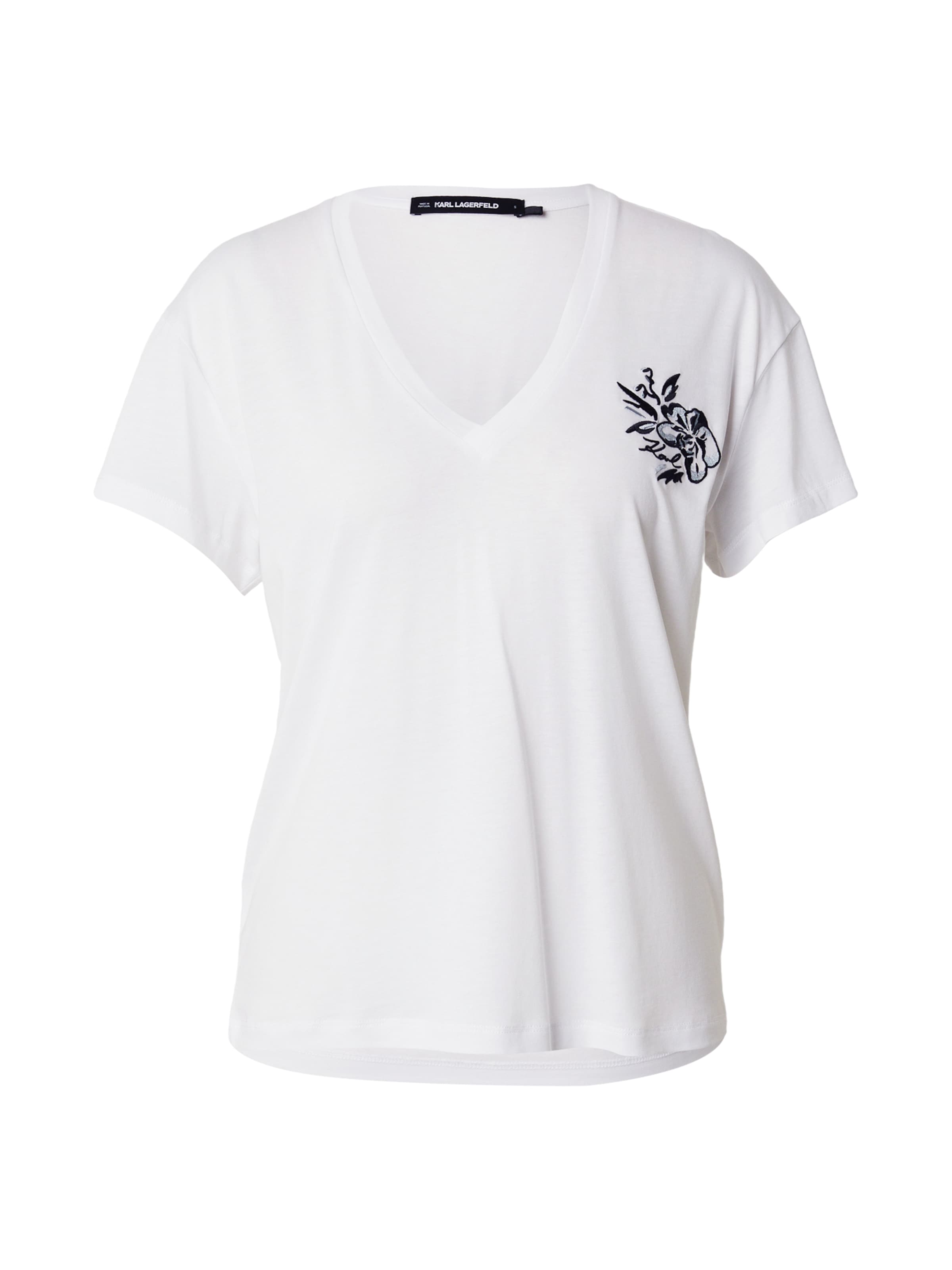 Karl Lagerfeld Shirt 'Orchid' in White: front