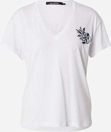 Karl Lagerfeld Paita 'Orchid' värissä valkoinen: etupuoli