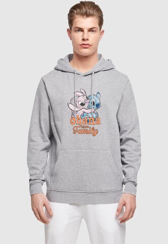 Sweat-shirt 'Lilo And Stitch' ABSOLUTE CULT en gris : devant