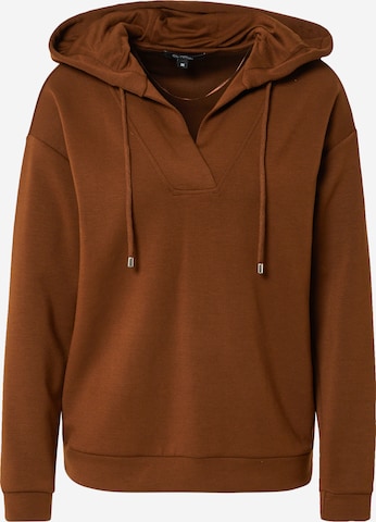 COMMA Sweatshirt in Brown: front