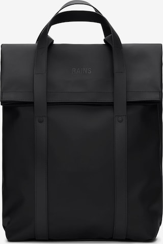 RAINS Backpack '2 Way' in Black: front
