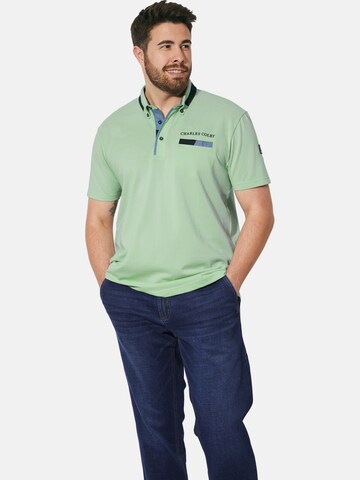 Charles Colby Shirt 'Earl Pendlevine' in Green