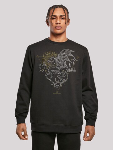 F4NT4STIC Sweatshirt 'Harry Potter' in Black: front