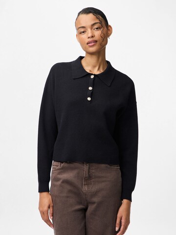 PIECES Pullover i sort: forside