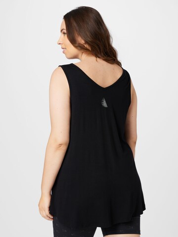 Active by Zizzi Sports Top 'CECILIA' in Black