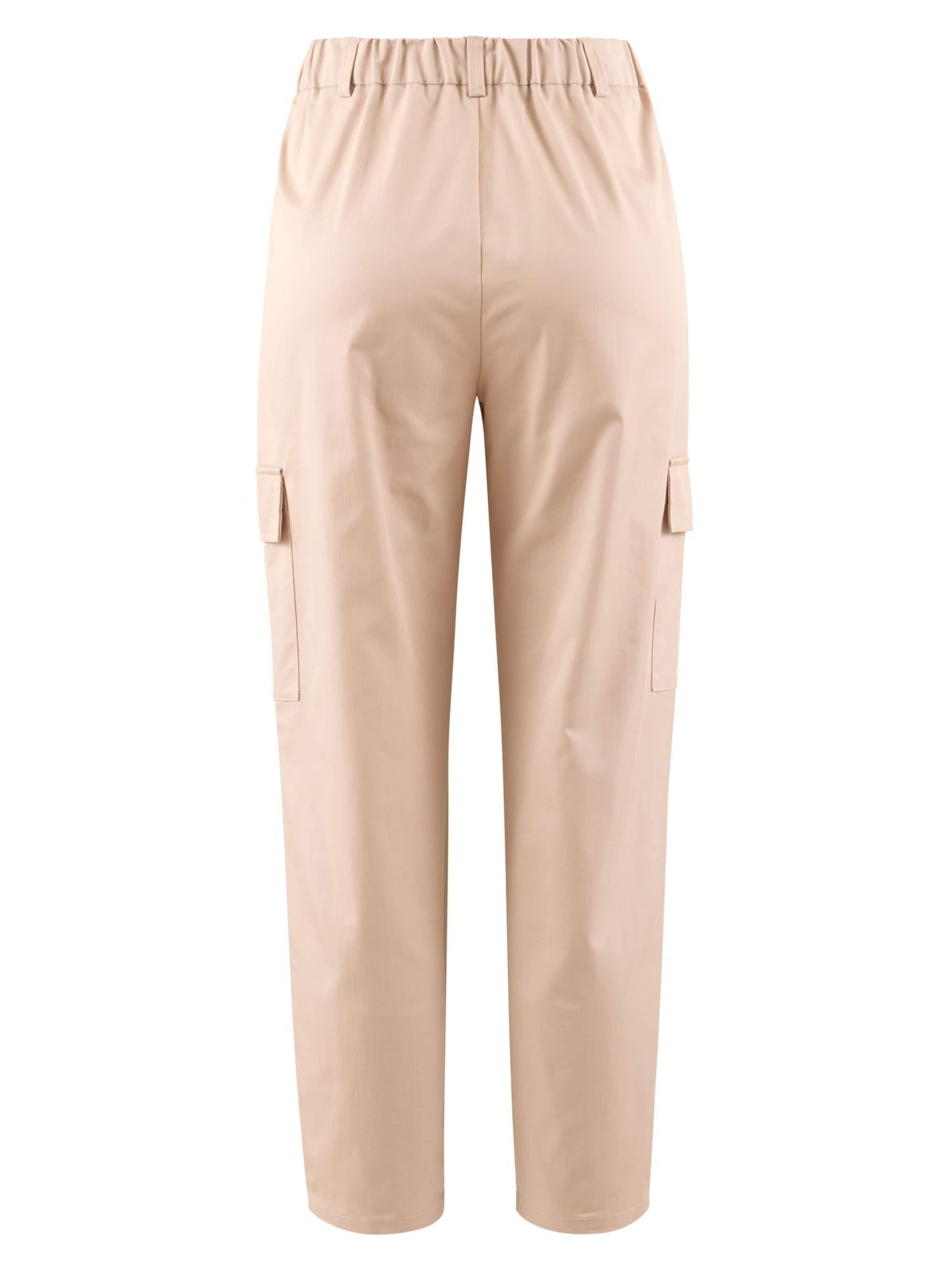 Regular Pantalon cargo Tamaris en beige
