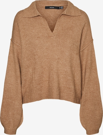 VERO MODA Pullover 'Luci' in Braun: predná strana