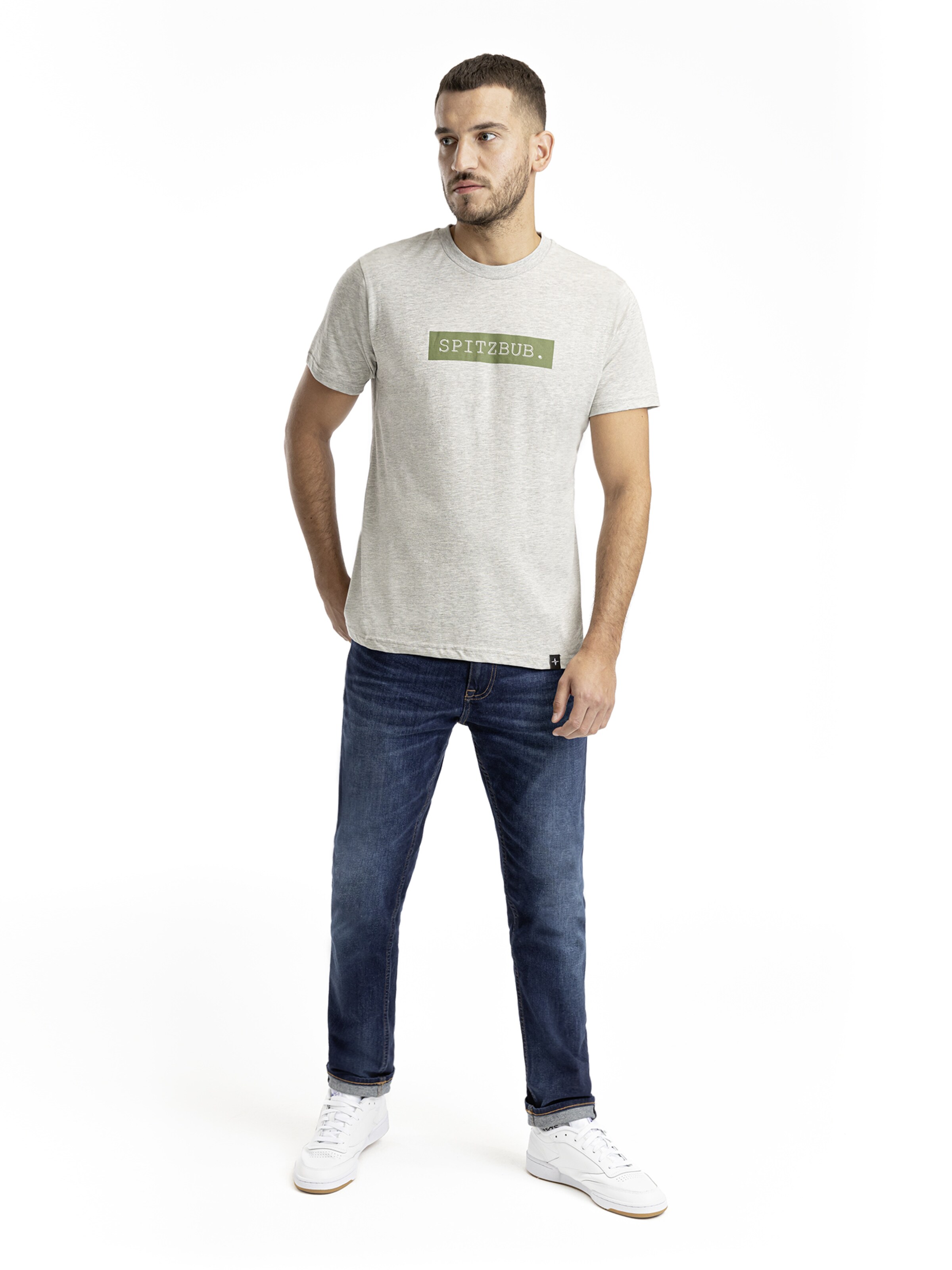 SPITZBUB Shirt 'Franz' in Grau
