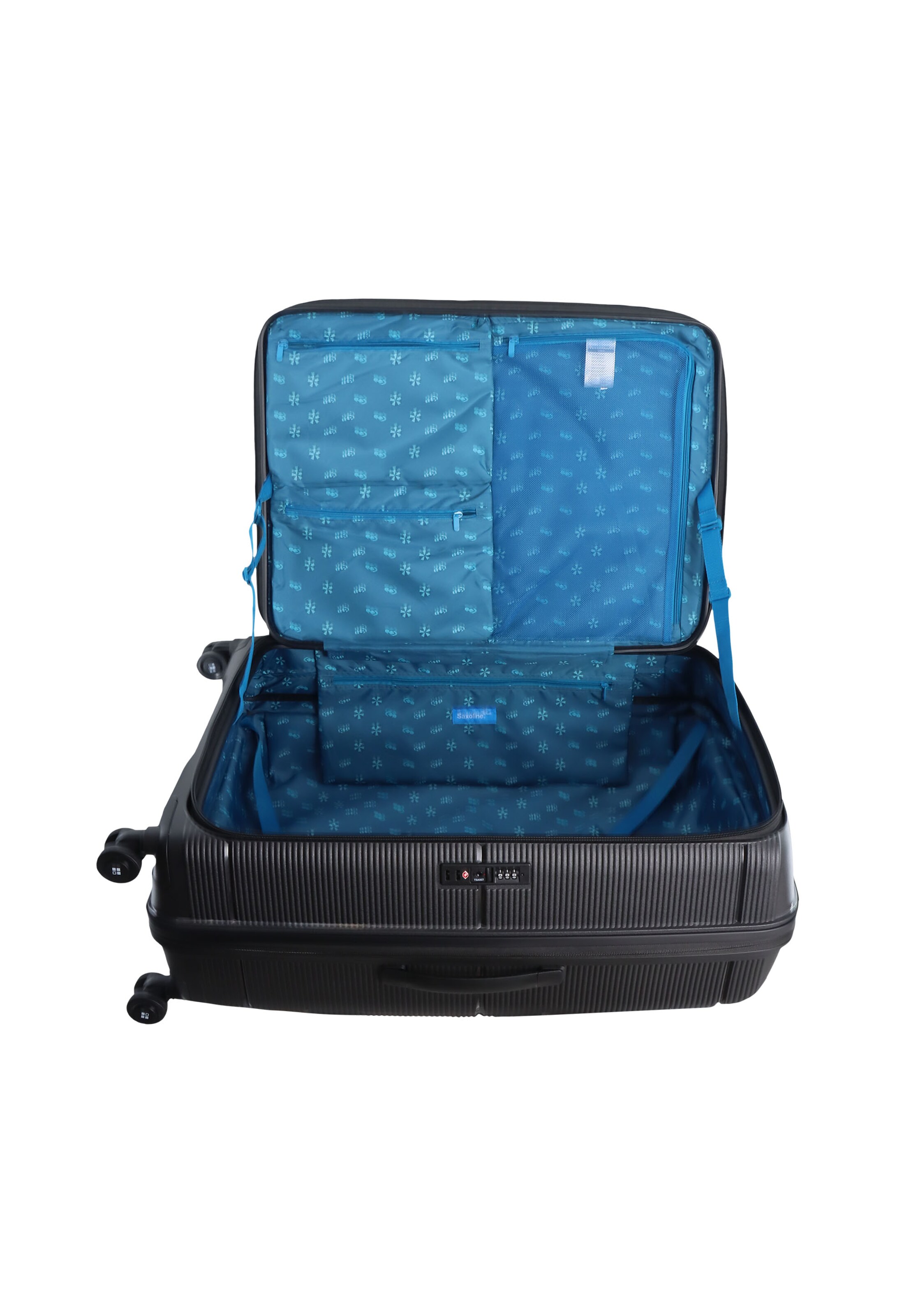 Saxoline Blue Koffer 'Boho' in Schwarz