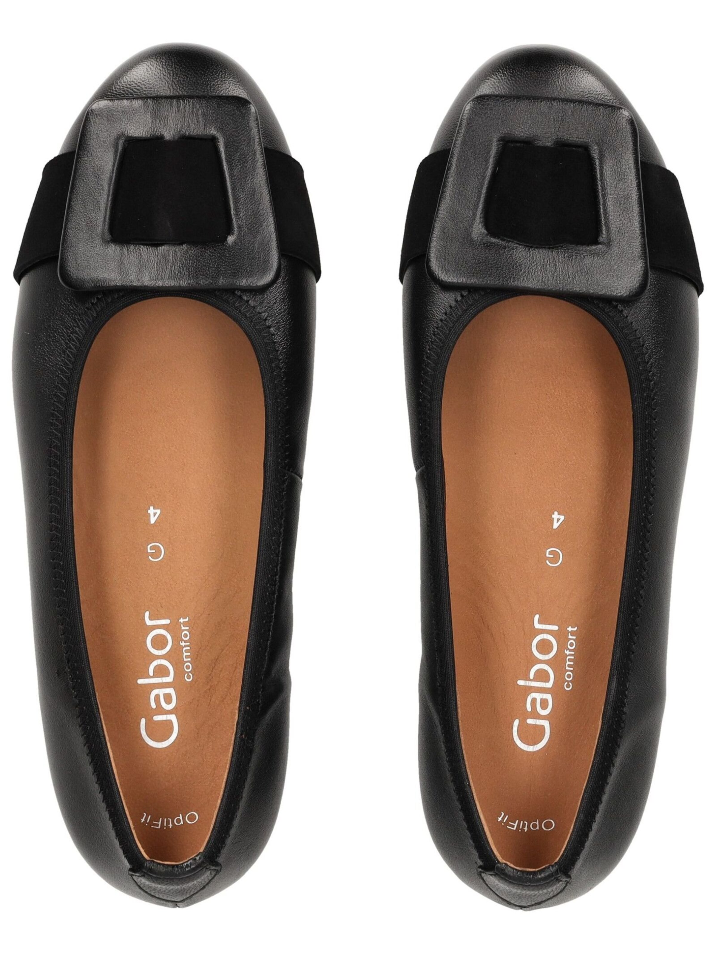 GABOR Ballerina in Zwart