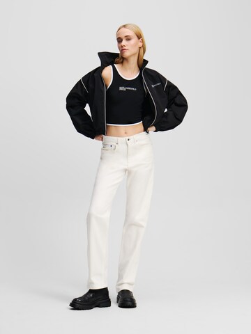 KARL LAGERFELD JEANS - Top en negro