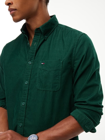 Coupe regular Chemise Tommy Jeans en vert