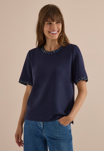 CECIL T-Shirt in Blau: Vorderseite