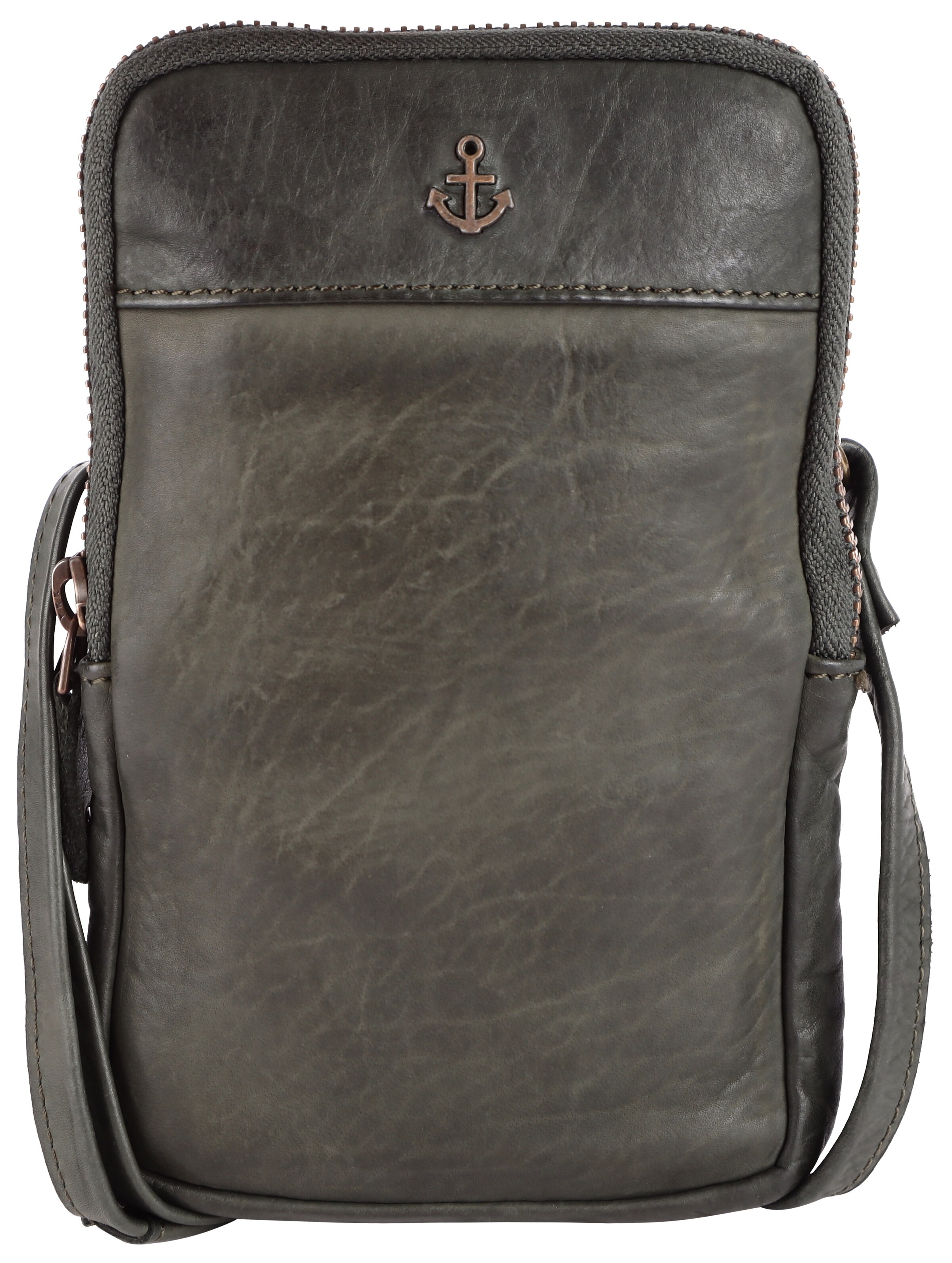 Harbour 2nd Handytasche 'Anchor Love Benita' in Grün: Vorderseite