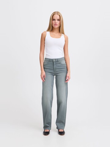 Loosefit Jeans ' IHTWIGGY STRAIGHT ' di ICHI in grigio