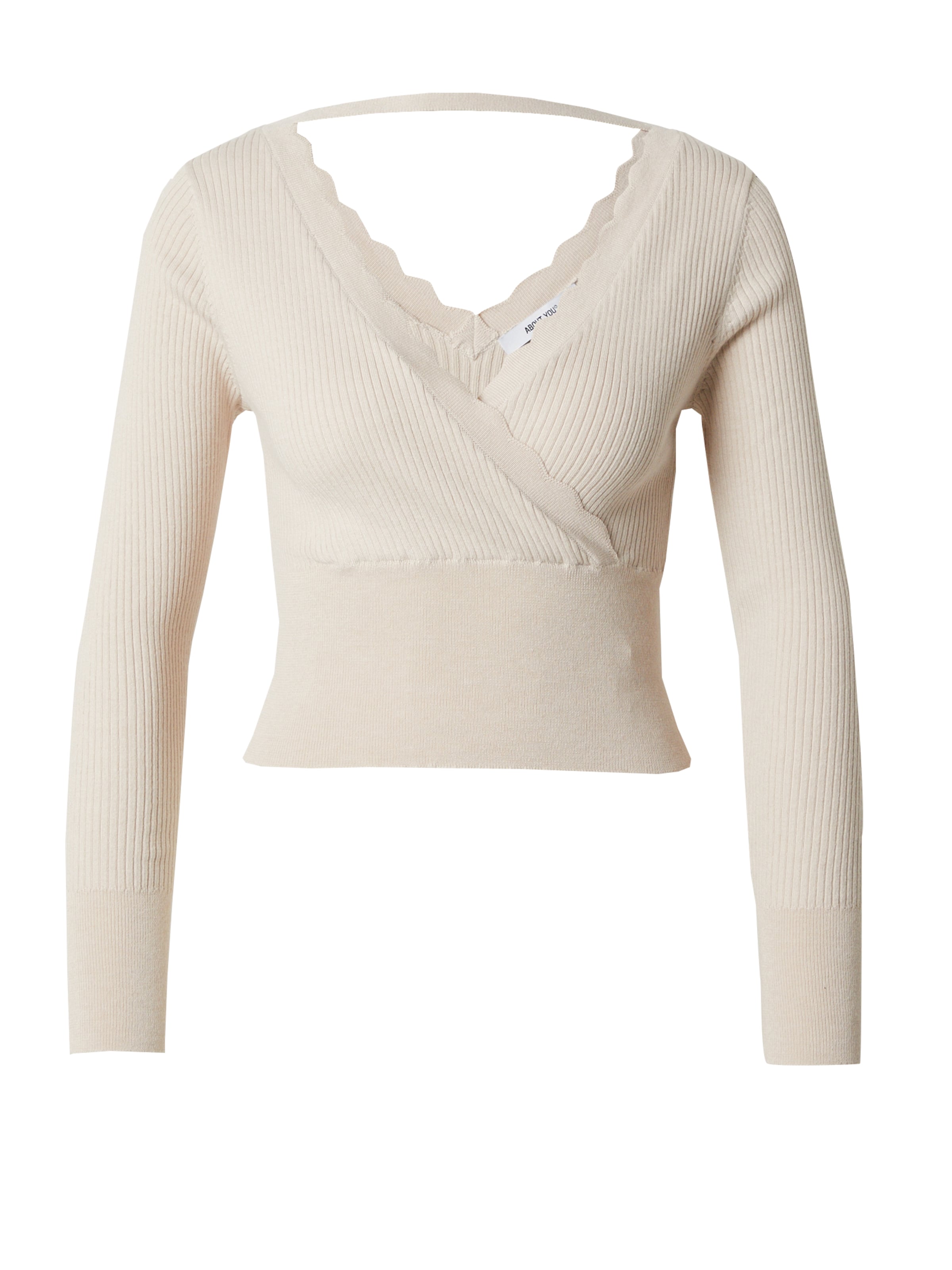 ABOUT YOU Свитер 'Ida' в Белый: спереди