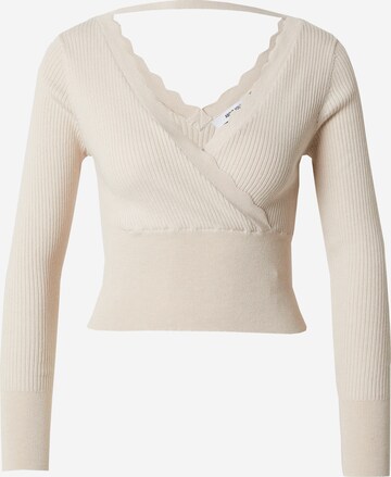 ABOUT YOU Sweater 'Ida' in White: front