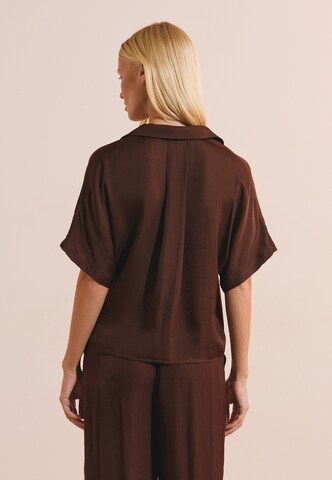 ETAM Slaapshirt 'Cheeta' in Bruin