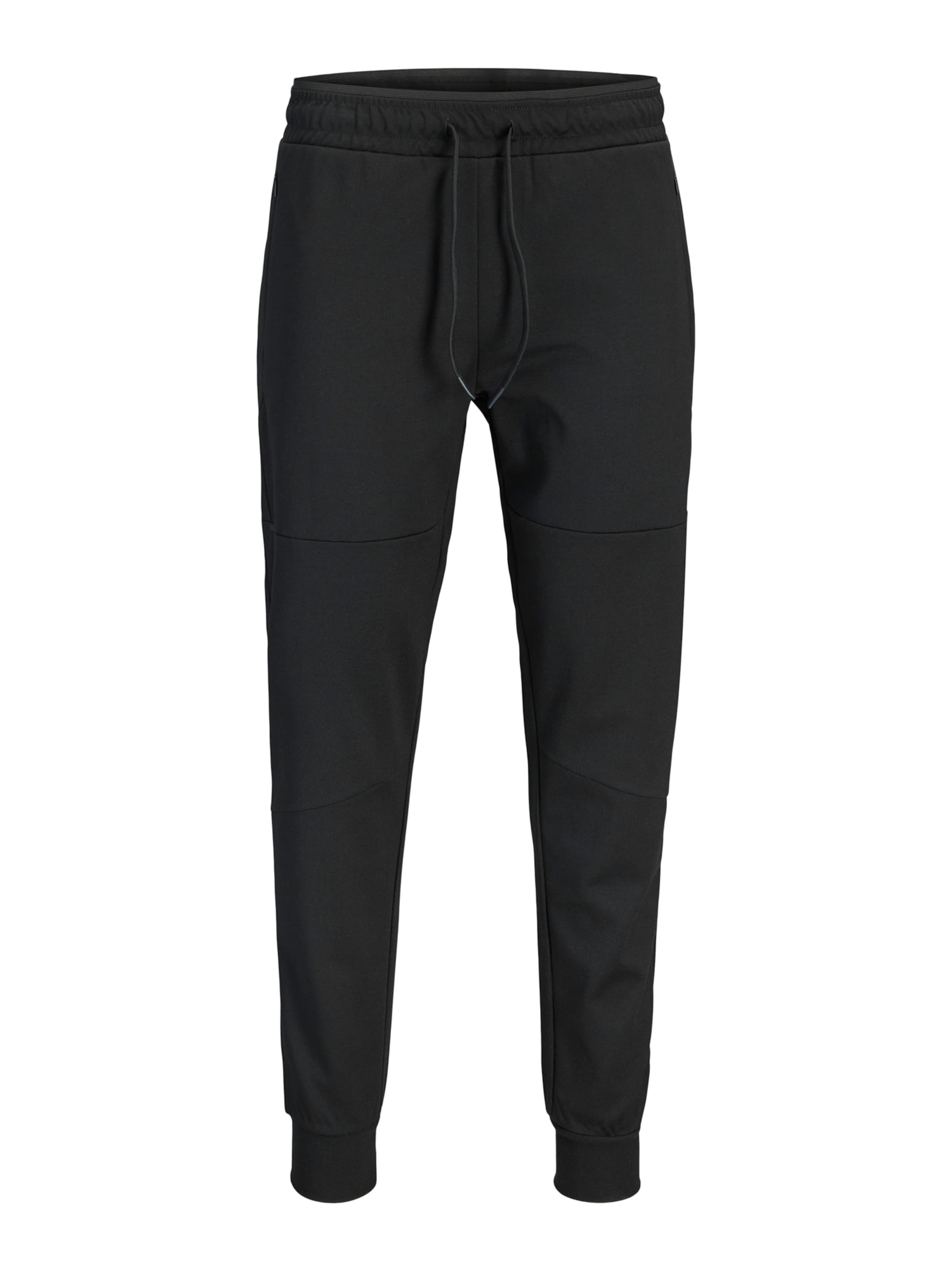 Jack & Jones Junior - Tapered Pantalón 'JPSTGORDON' en negro: frente