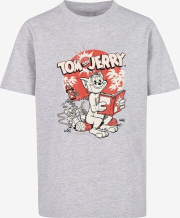 ABSOLUTE CULT T-Shirt  'Tom and Jerry - Rocket Pran' in Grau: predná strana
