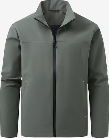 ALLTHEMEN Between-Season Jacket 'Windspur' in Green: front