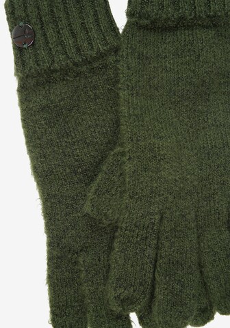 TAMARIS Full Finger Gloves in Green