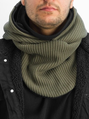 Manufaktur13 Scarf 'Hooded Loop' in Green