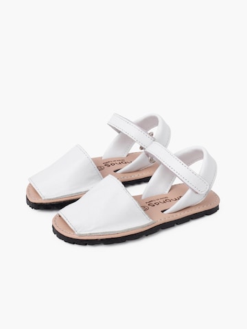 Sandales Pisamonas en blanc