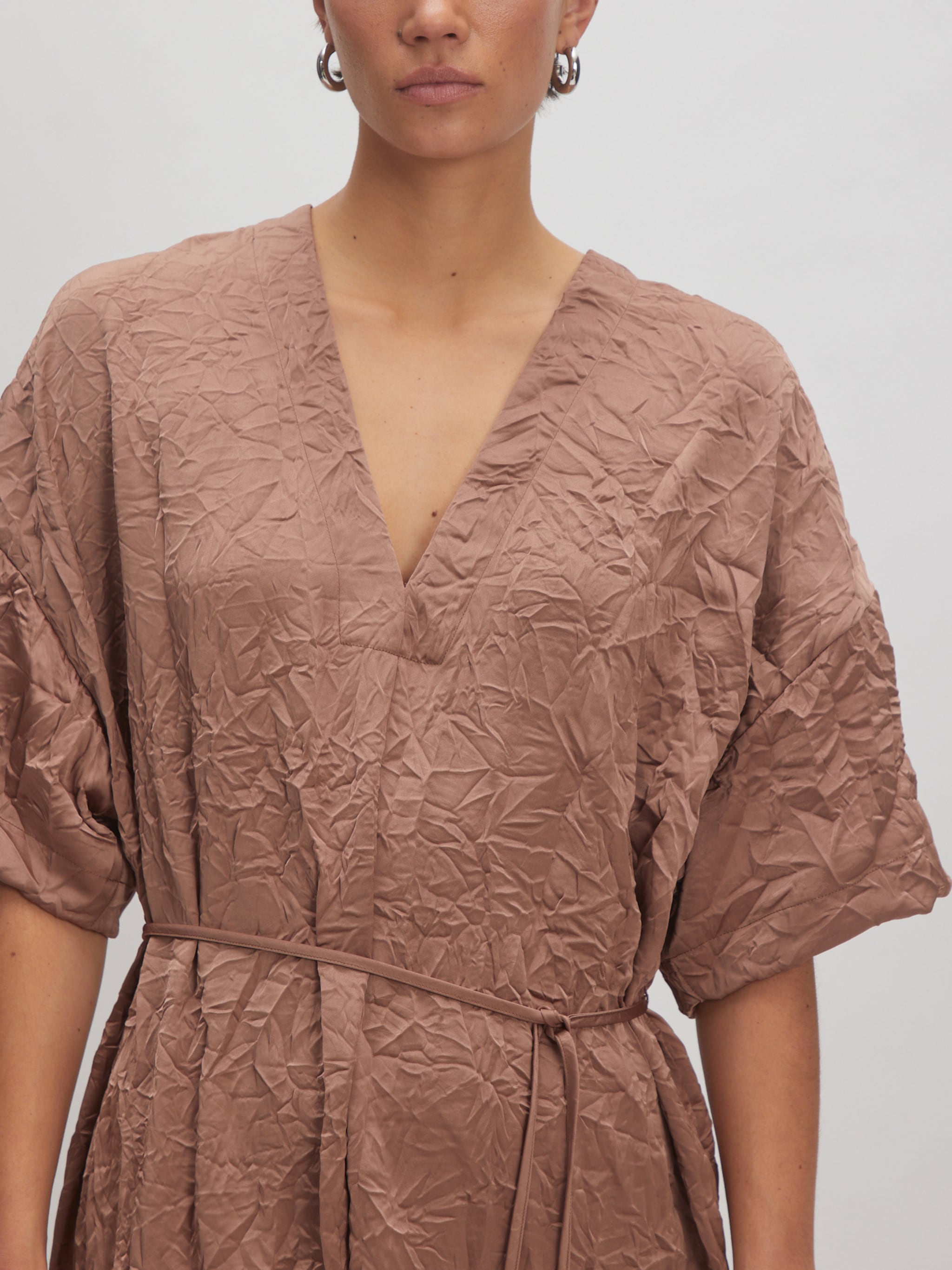 EDITED Producten Jurk 'Carmen' Bruin