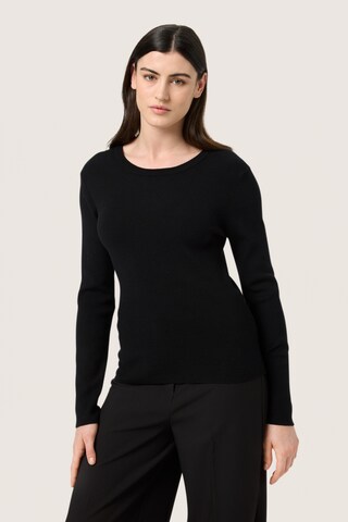 Pull-over 'Spina' SOAKED IN LUXURY en noir : devant