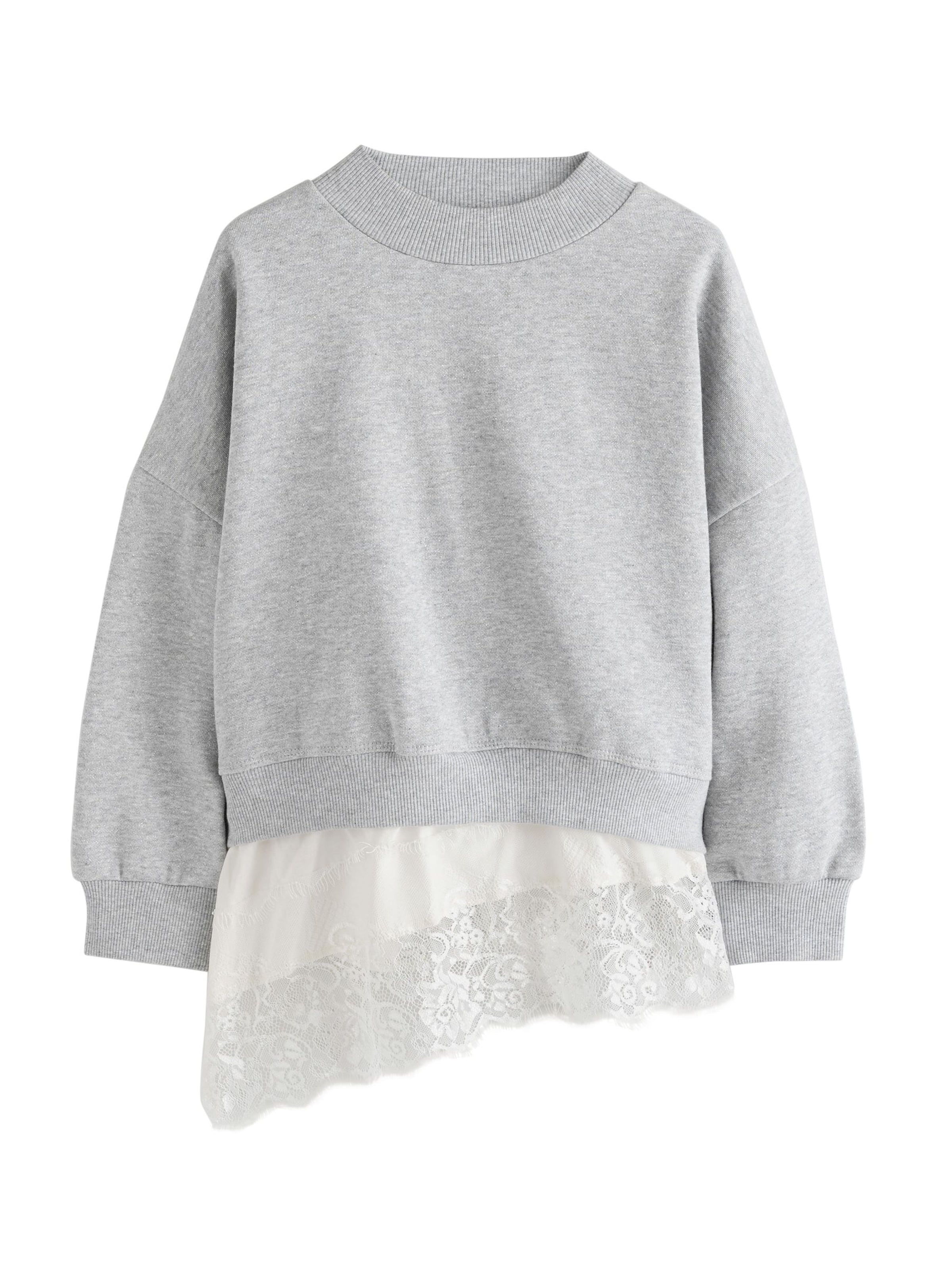 Next Sweatshirt i grå: forside